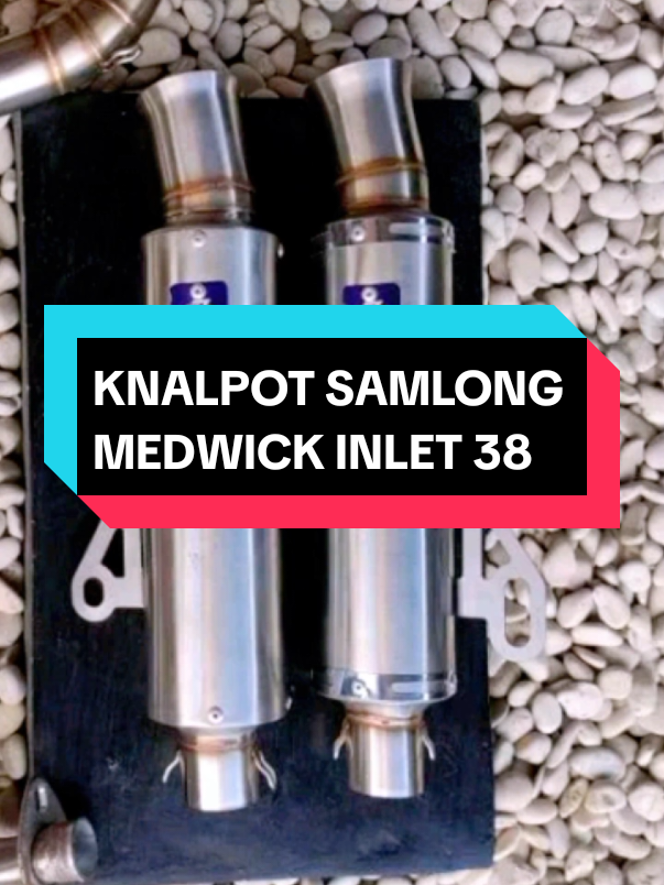 KNALPOT SAMLONG MEDWICK INLET 38 MM NMAX AEROX LEXI BEAT MIO VARIO FINO DLL#knalpot #knalpotracing #knalpotmotor 