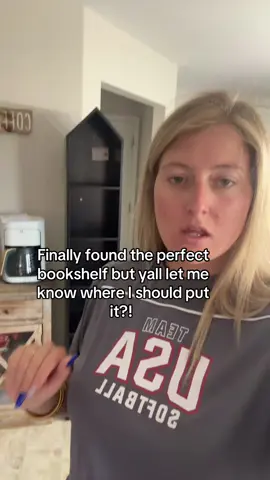 Y’all let me know where I should put the bookshelf!! #tiktokfinds #fyp #loveit #livingroom #modern 