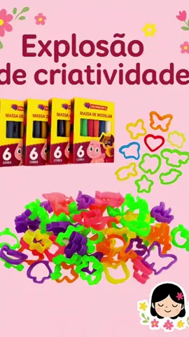 🎉✨ Criatividade sem limites! O kit com 30 massinhas de modelar e 30 forminhas é perfeito para festas, lembrancinhas e momentos de diversão que estimulam a imaginação das crianças 😍🖐️ LINK NOS COMENTÁRIOS!  #MassinhaDeModelar #BrinquedoCriativo #FestaInfantil #Lembrancinha #DiversãoInfantil 
