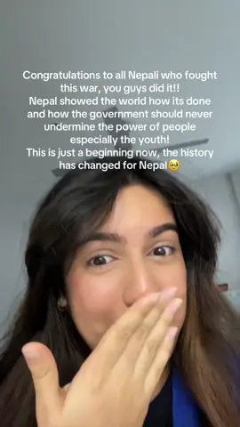 Gen Z DID IT. Way to goooo. And I have huge hopes for the future of Nepal. First female PM for interim government and parliament dissolved. The power of people won!! Even from oceans far, I didn’t know how deeply I loved my motherland🥹 🇳🇵 and i feel so proud of every single one who fought for this. People who lost their lives in this, their sacrifice didn’t go in vain. Jay Nepal. 