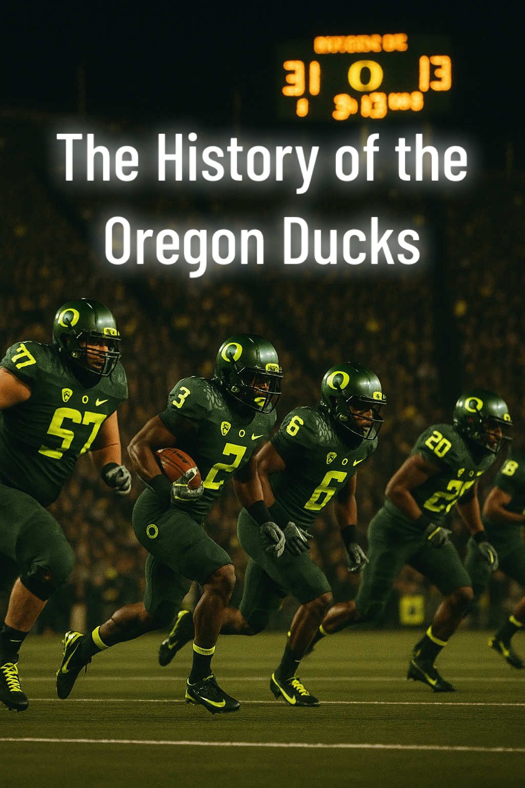 The History of the Oregon Ducks! GO DUCKS! 🦆 #ncaa #History #football #oregon #evolution 