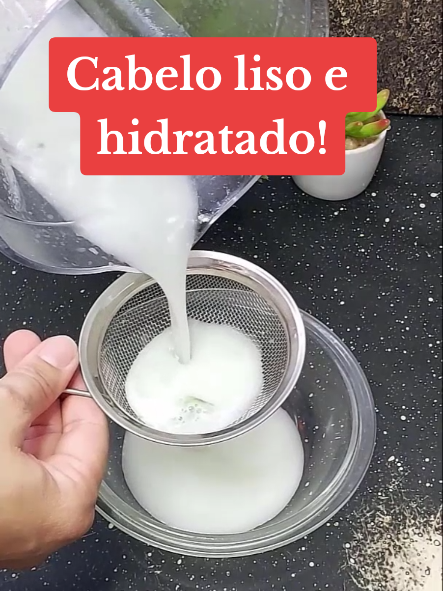 Cabelo para de Cair, fica liso e mais Hidratado! #dicas #cabelo #hair #viraltiktok 