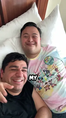 The most magical time together at the Disney Grand Californian Hotel! 💛 #tiktokforgood #downsyndrome #brotherlove #disney #hotel 