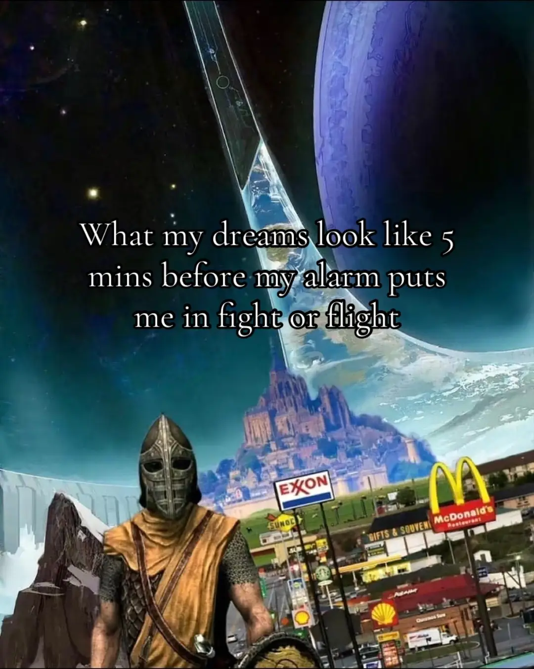 Does anybody else just start hearing stuff before they go to sleep? Cus sometimes I’ll just be laying there and will hear old people with that rich people laugh or like a bunch of people talking in general or just like sound effects when I’m about to pass out? Or I’ll just start hearing like alien noises or something that’ll make it seem like I’m about to get abducted. Is that like a irl dream or something? are there people in my walls? If I had an alien in my wall I think I’d try to get it out because my walls are kinda uncomfortable and the alien might be chill. If the alien is just kinda hanging out in my wall I’d doubt it’s got evil intentions because if it were evil it’d be like a whole invasion like halo or something. Actually that might be why I hear aliens before I pass out. I play too much halo before I go to bed so it’s just stuck in my head like an ear worm or something. I get earworms a lot too but only for annoying songs. I wish I could get earworms for songs i like so maybe they’d drown out the aliens I hear before I go to sleep. #fyp #relatable #real 