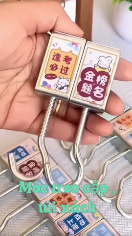 Móc treo cặp sách ,túi và các vật dụng khác lắp đặt dễ dàng , ❌dán keo ,❌ khoan đục ,chỉ cần vặn đầu móc là xong #dogiadungtienich #moc #moctreothongminh #moctreodo #moctreotuixach 