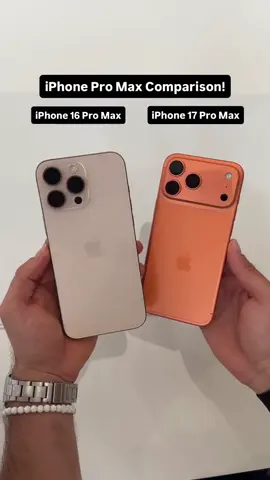 Komparasi antara iPhone 16 Pro Max dengan iPhone 17 Pro Max🙌 Sc:instagram/@appledsign #fyp #iphone #ios #promoseruweekend #android 