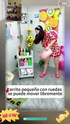 ¡Carrito DAlmacenamiento Mult! #Almacenamiento#Organización#Cocina#Dormitorio#Sala de estar