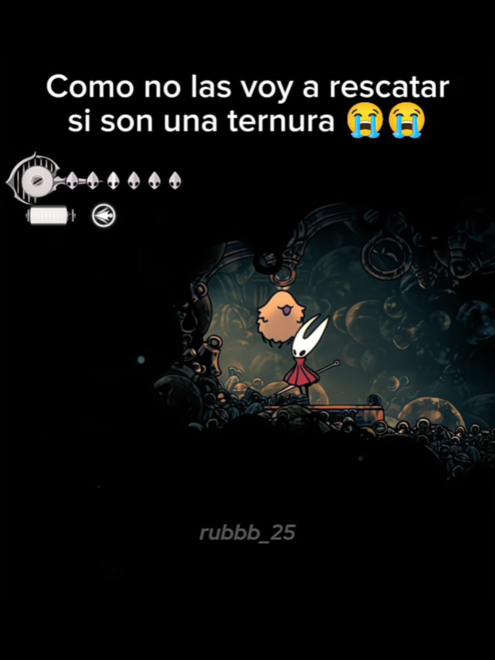 Hombre rescatar a las pulgas del Silksong, hombre ser feliz . . . . . #silksong #hollowknight #hollowknightsilksong #hornet #gaming 