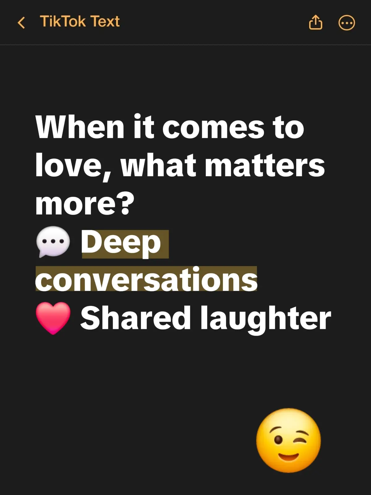 ✨ When it comes to love, the little things often turn out to be the big things. Some couples swear by those late-night, soul-deep conversations that make you feel seen and understood. Others say nothing beats laughing until your cheeks hurt over something silly only the two of you would find funny. Both matter. Both heal. Both help us grow. But if you had to choose just one… which would you say carries more weight in your relationship? 💬 or ❤️ Your answer might surprise you — and it might remind you of what makes your connection special. 👉 Cast your vote in the poll, then tag your person in the comments and ask them what they think. #Love #relationships #marriedlife 