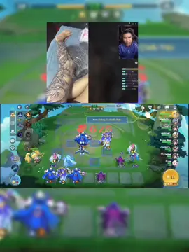 bác gấu sợ khi npc săm rồng quấn chân #MCGG #MagicChessGoGo #MRSS3 #MCGGRisingStars 