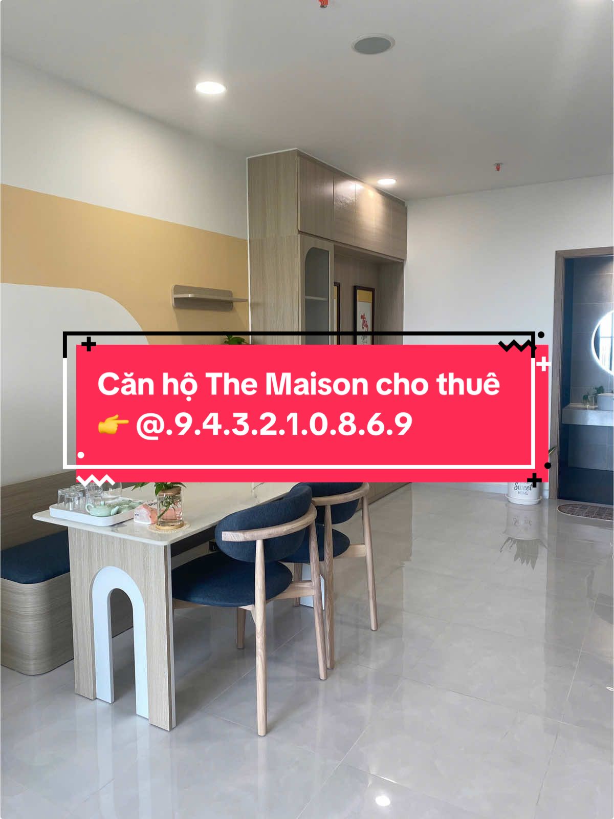 🆘🆘🆘🆘 The Maison  👉 2Pn2wc 74m, cho thuê full nội thất thiết kế sang đẹp, ko thiếu món gì, mới 100%, xách vali vào ở thoai khách ơi 👉 Tầng trung 1x, view sông, gió mát 👉 Sẵn tủ bếp trên dưới, bếp từ, máy hút mùi 👉 Sẵn 3 máy lạnh, 2 máy nước nóng, tủ lạnh, máy giặt, rèm cửa, giàn phơi, wifi 👉 Sẵn tủ quần áo, giường ngủ đầy đù, sofa, bàn ăn, tủ giày y ảnh 🌾 Zá siêu hời chỉ #11triệu/tháng, cọc 2th, hđ 1 năm. Đặc biệt, khách thiện chí cọc nhanh chủ nhà bao luôn wifi và phí quản lý đến hết 2025 🆘 Hotline em @.9.4.3.2.1.0.8.6.9 tại The Maison, xem nhà nhanh, hỗ trợ mọi thủ tục check in❤️ #themaisonthudaumot #themaisonbinhduong #THE_MAISON