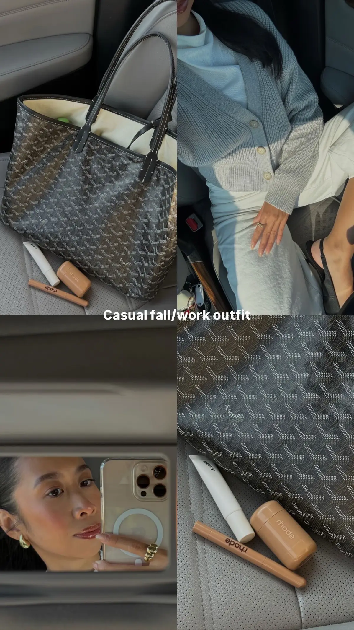 Casual, cute outfit for a work meeting + coffee shop day after  #casualchic #casualoutfits 