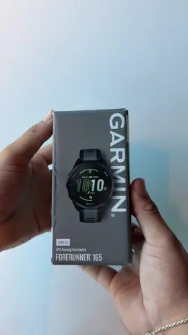let’s unbox the #garmin forerunner165 #runtok #aesthetic #pov #viral 