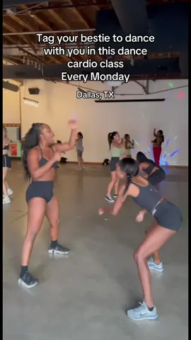 Tell your bestie to pull up with you 👯‍♂️ #friends #BestFriends #bestie #dance #dancecardio #fyp #cardiodance #dancefitnessinstructor #danceclass #dancefitness #dallastx #dallastexas #dallas #cardioworkout 