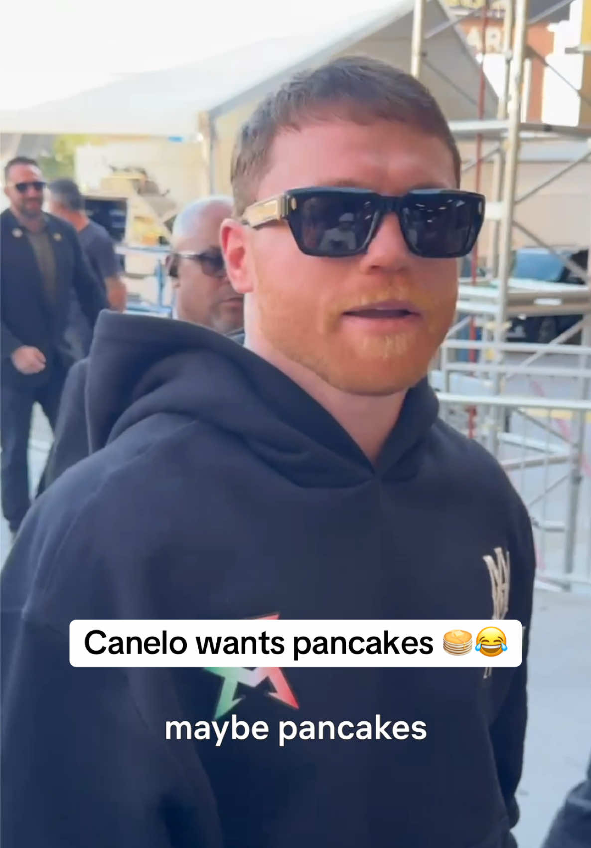 Canelo Álvarez. Big pancakes guy, confirmed 🥞😂 #CaneloCrawford LIVE only on Netflix Saturday September 13 9 PM ET | 6 PM PT #canelo #caneloalvarez #boxing #terencecrawford