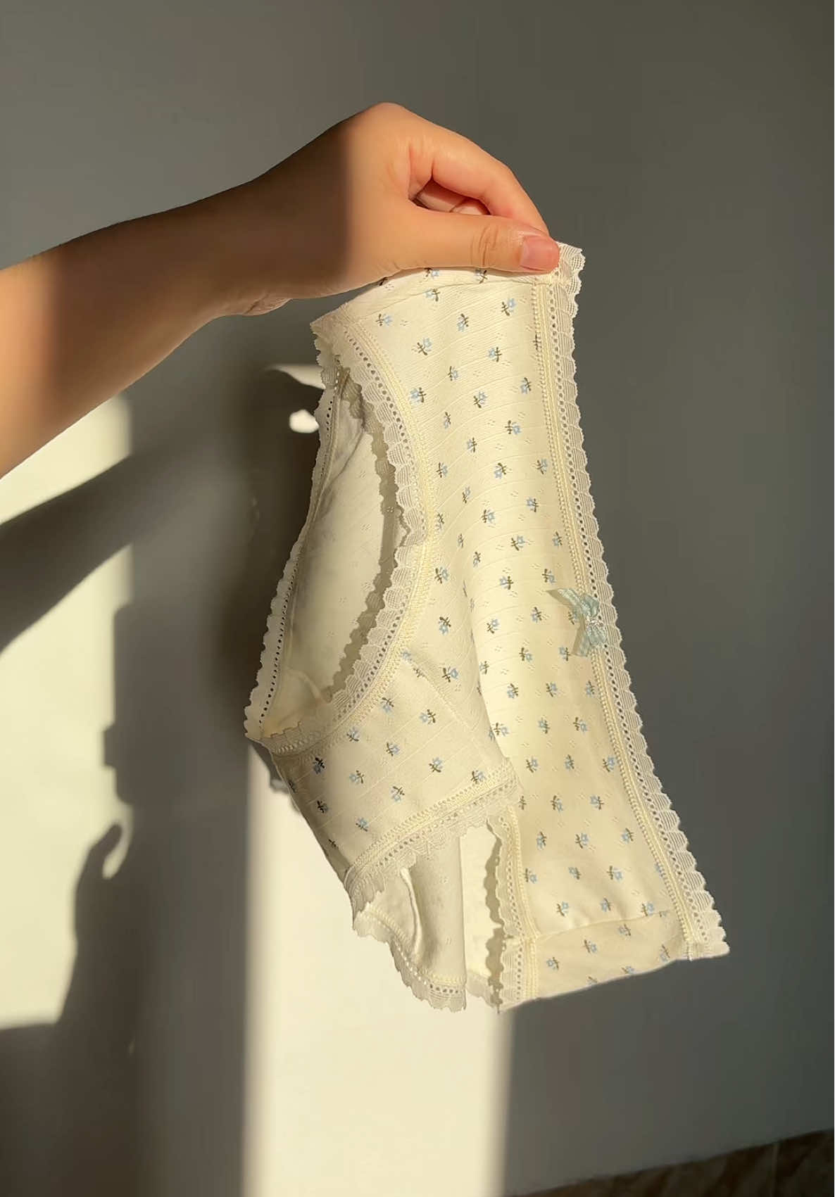 Quần chip cotton hoa nhí vintage, co giãn tốt mặc êm lắm.  #noiynu #dolot #noiy #quanchipcotton #noiycaocap 