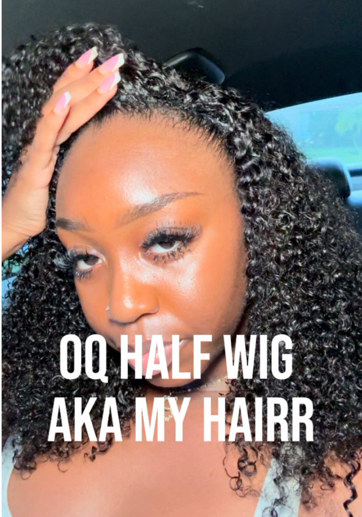 I’ve tried a lot of half wigs, this is by far my favorite! Love how natural & easy this blends 😍 @oqhairshop you never disappoint! You need a half wig hairstyle this fall 🍁#halfwig#hairstyles#tiktoktopwigs#curlywig#wigs 
