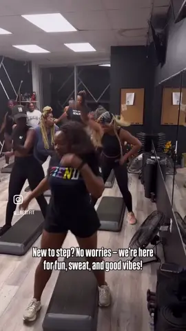 Get in the gym they said…Step Aerobics Girlie #fitnesstok #stepaerobics #dancefitness #CurvyTikTok 