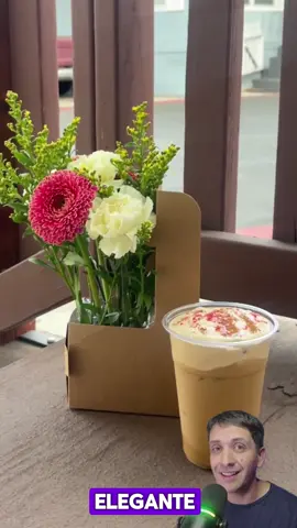 Café con flores. Ideas de negocio #emprender #ideasdenegocio #emprendimiento