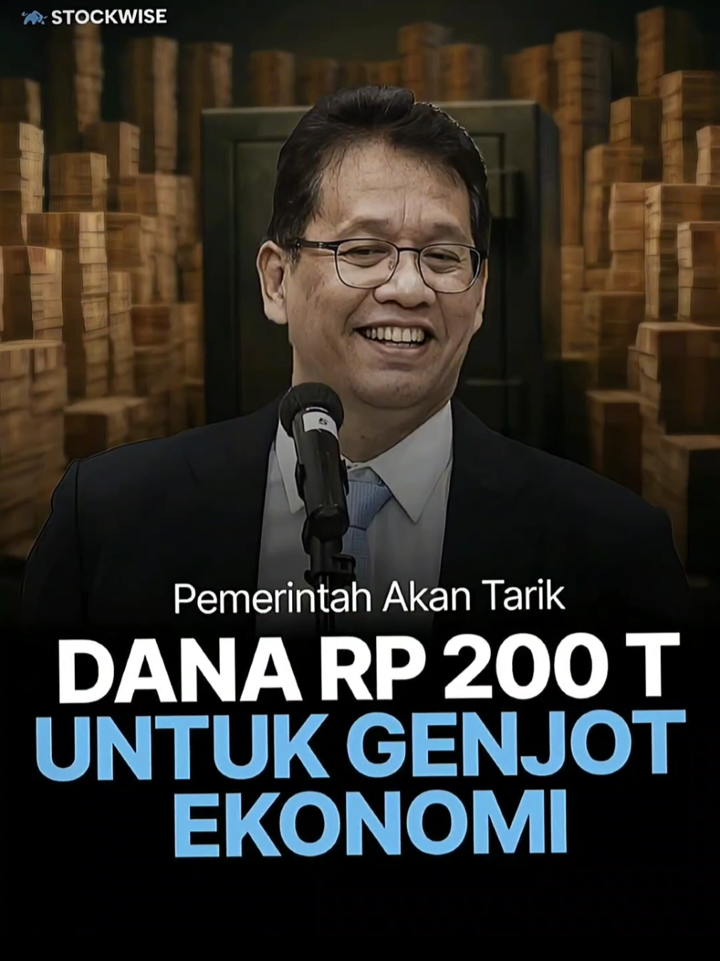 Berita: Menteri Keuangan Purbaya Yudhi Sadewa akan menarik Rp200 triliun dari total Rp425 triliun uang negara yang disebut mengendap di Bank Indonesia (BI). 