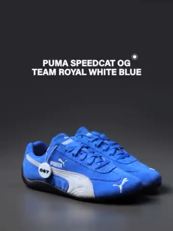Rekomendasi Puma Speedcat OG Team Royal White Blue Dari @807GARAGE  #affiliatemarketing #puma #sneakers #807garage 
