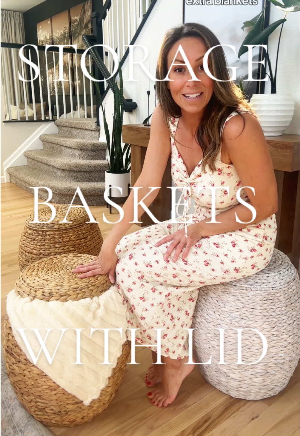 This basket isn’t just storage—it’s a statement piece. 🤍  @Best Choice Products, Inc.  #basket #storagehacks #organizedhome #modernhomedecor #cleaninghacks 