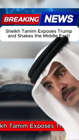 TAMIN EXPONS TRUMP AND SHAKES THE MIDDLE EAST! #news #eua #breakingnews #us #usa #qatar #israel #tamin 
