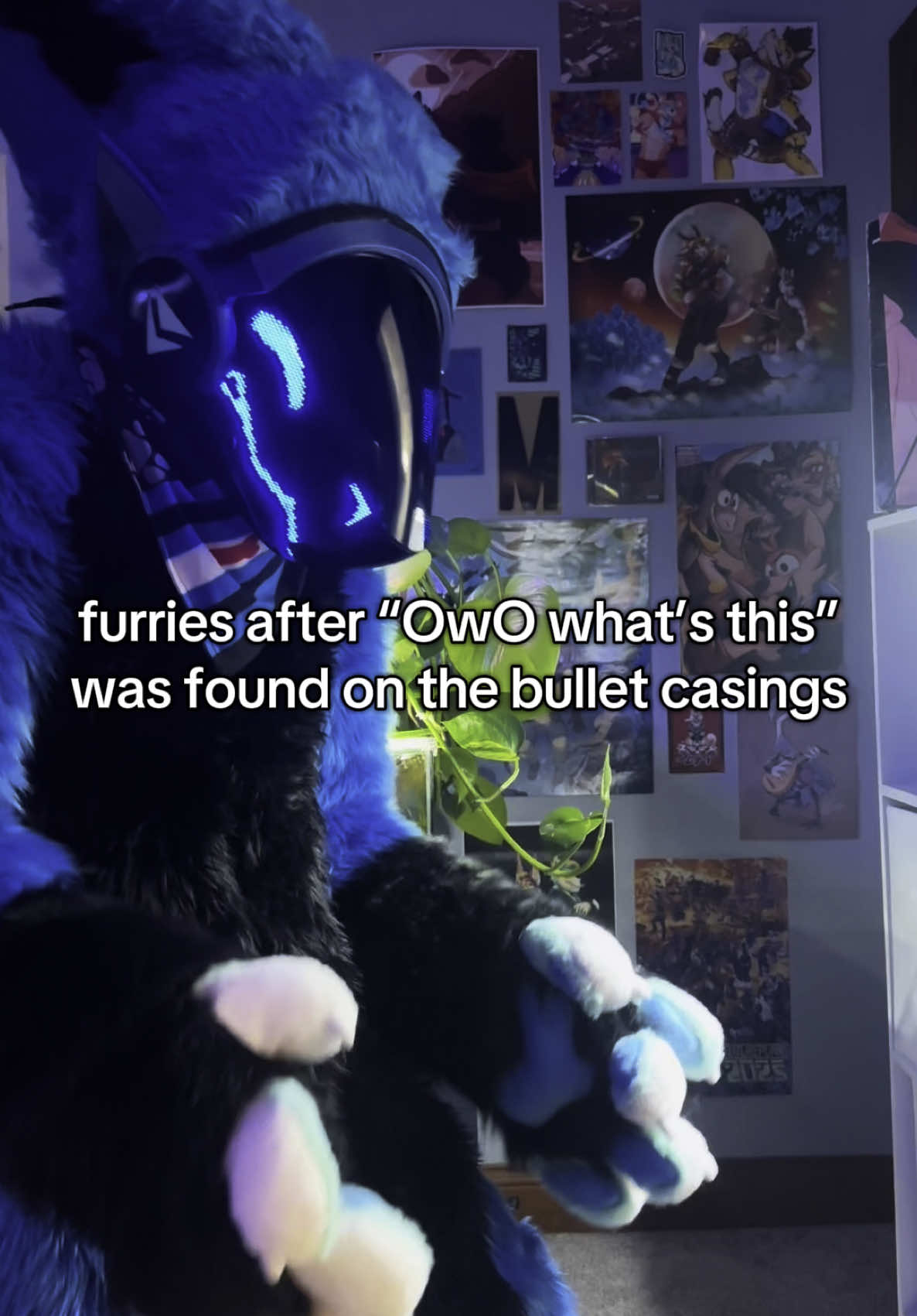 Notices your..  #furry #furries #furryfandom #furrytiktok #furrytok #protogen #fursuit #fursuitfriday #fursuiter #charliekirk #owo