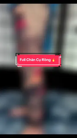 Full chân Cụ Rồng Trắng Đen 🔥 #TattooTaiChisai #hinhxamdep #Fullchannhatco #nhatco #fullchanrong 