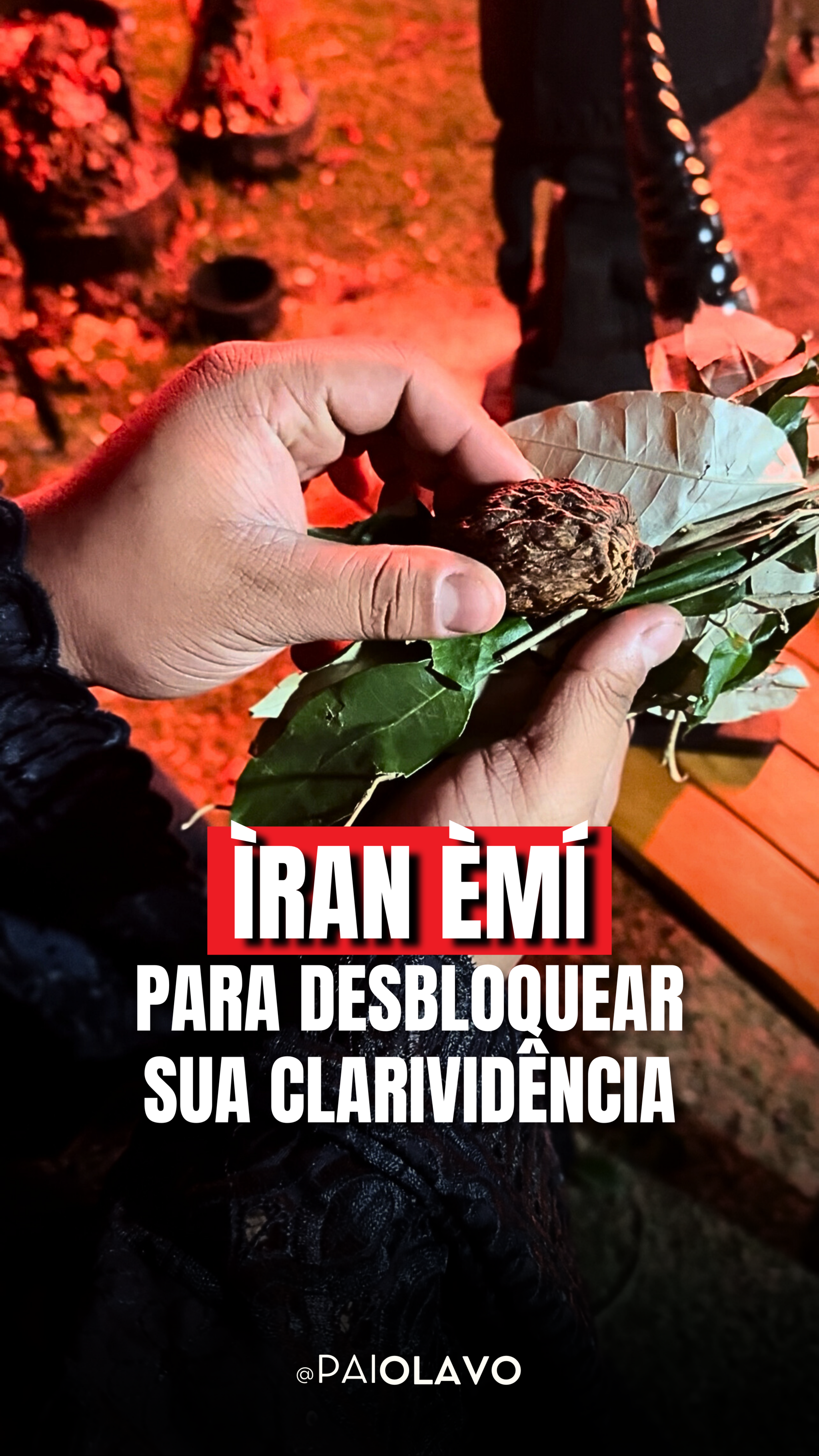 Essa é ÌRAN ÈMÍ, a magia ancestral para abrir a visão além do comum. 👉 Quer prever movimentos no mercado, antecipar oportunidades como um grande empresário? 👉 Ou aprofundar sua clarividência nos búzios, oráculos e no sacerdócio? Com essa grande força, você terá a visão capaz de enxergar o invisível. Faça essa magia com respeito e prepare-se para carregar uma nova lente espiritual. O futuro se revela para quem tem coragem de olhar. Faça, depois volte aqui e me conte os resultados. Gostou? Curta, comente e compartilhe! #exu #isese #ifa #candomble #quimbanda #umbanda