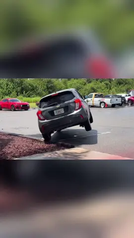 Hard Parking the Chevy Spark #cleetus #cleetusmcfarland #dragrace #cartok #doitfordale 