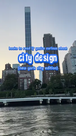 I started my career in nyc so I learned a lot about the history of the city on the job + just by living there but these books are great additions to any urbanist's (or just a curious person's) collection #citydesign #urbanism #urbanplanning #BookTok #nyc 