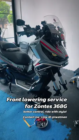 iSPro Front Lowering Spring Kit #Zontes368G #IWATMANshop #ไอวาทแมน #โหลดหน้าZontes 