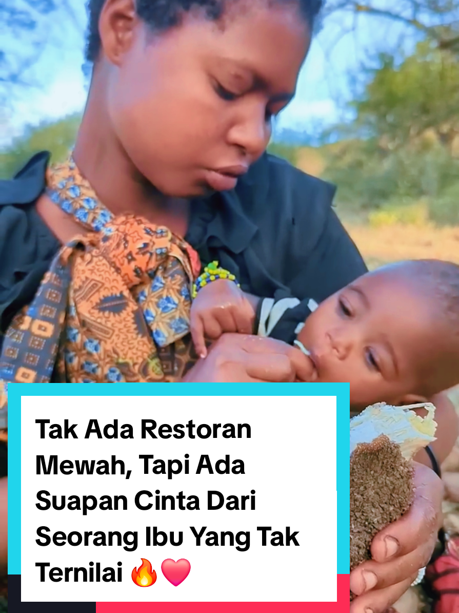 Satu suapan, seribu cinta dari seorang ibu untuk anaknya ❤️ #fyp #foryoupage #viral #tiktok #capcut  hadzabe, SukuHadzabe, HadzabeTribe, HadzabeLife, HadzabeLifeStyle, Makan, MakanBesar, mukbang, mother, ibu, suapan, cinta, mom, babat, jeroan, sarapan, MakanSiang, MakanMalam, HadzabeAdventure, anak, AnakKecil, bocil, panas, restoran, sederhana