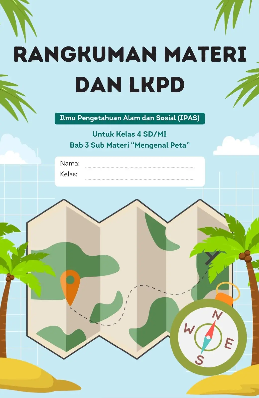 🌍✨ Belajar Peta Jadi Lebih Mudah! Masih bingung ngajarin anak tentang peta? Tenang! 📘 Produk ini berisi rangkuman materi & LKPD Mengenal Peta Kelas 4 SD dengan bahasa sederhana dan desain menarik. Anak akan lebih cepat paham tentang: ✅ Pengertian dan fungsi peta ✅ Jenis-jenis peta ✅ Komponen peta (judul, legenda, arah mata angin, dll) Cocok banget untuk siswa, guru, maupun orang tua yang ingin anak belajar dengan cara seru. 🎉 #DisiniTempatTinggalku #LKPD #MengenalPeta #RangkumanMateri #KelasIV