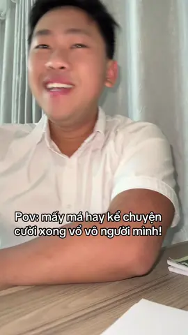 nói chuyện là phải vỗ vỗ vậy mới được hả