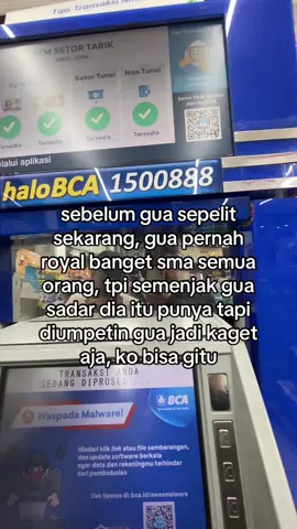 dan yap akhirnya gua cukup tau dan gabakalan seroyal dlu lg