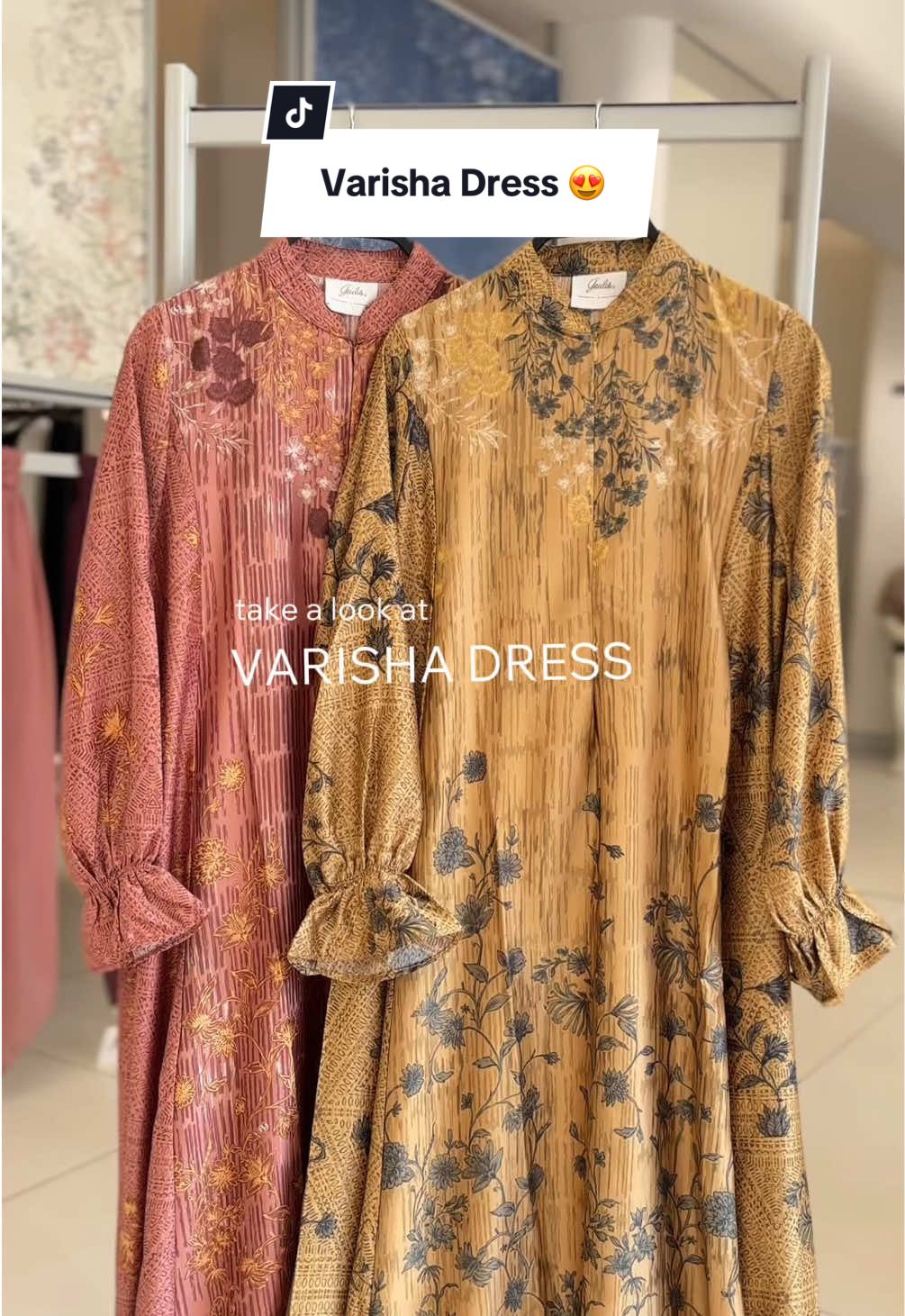 Dress flowy yang adem dan cantik, meet VARISHA DRESS 😍 Sudah free tassel, jadi bisa distyling jadi 2 look yang berbeda 🫶🏻 #geulisid #gamiswanita #dresswanita #gamislebaran #ootdhijab 
