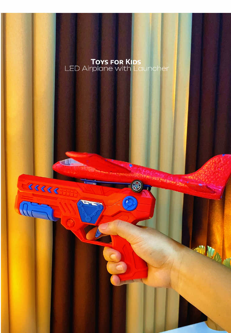 Kids LED Airplane with Gun Launcher Toys for Kids ✈️ #airplane #toyairplane #airplanegun #airplanewithlaunchertoy #airplanelauncher 