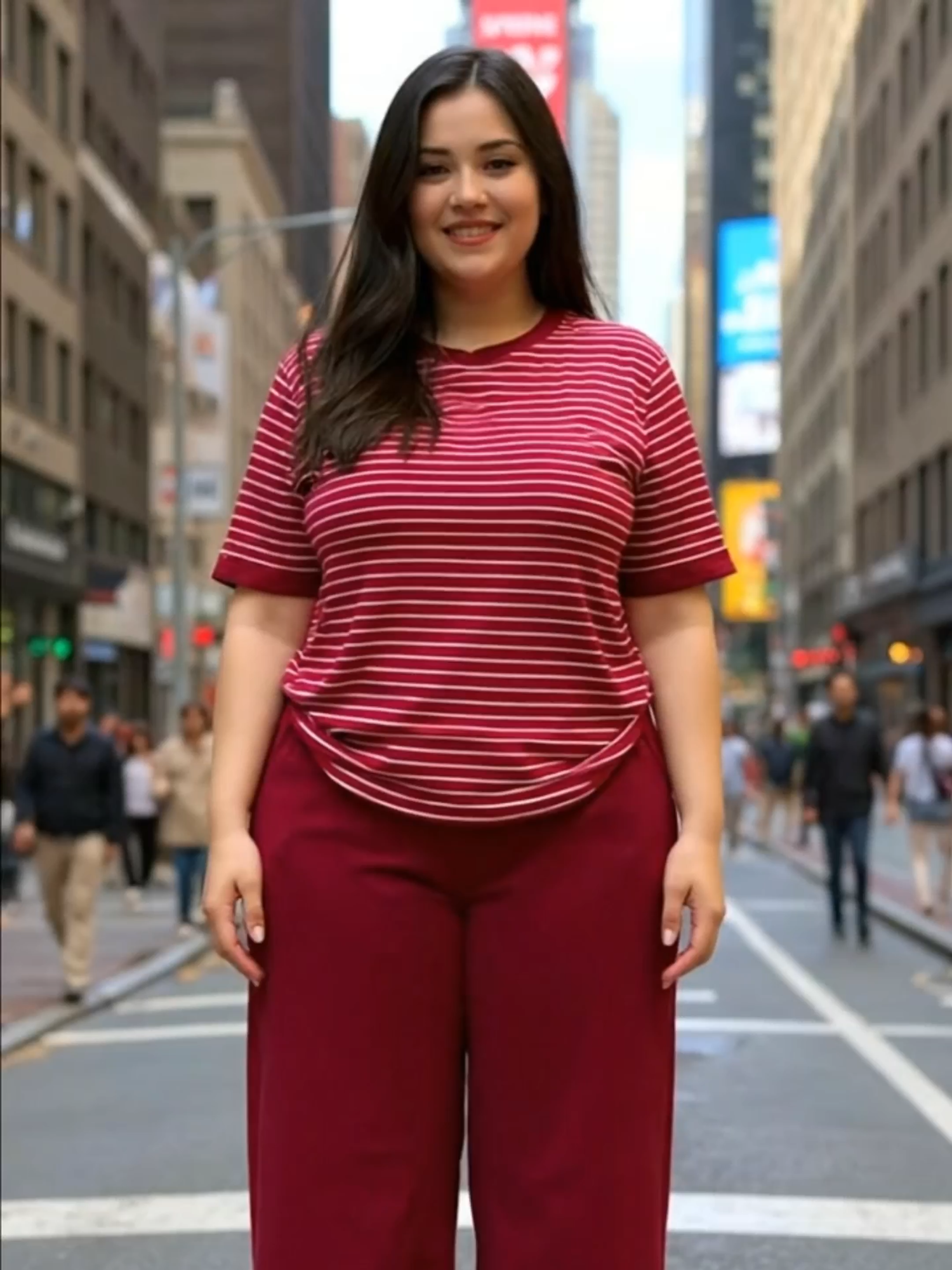 ✨ Cozy & chic! ASTRID Plus Size Terno 👗 knitted cotton, striped, short sleeves, full-length comfy set. Grab yours sa link sa dilaw na cart sa kaliwa 🛍️ #fashion #ootd #fashiontiktok #clothes #tiktokshopfashion #ternoset #coordinatesph #pambahay