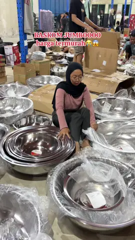 ini bukan baskom tapi BASSKOMMM, jumbo banget harga ramah kantong kualitas premium  #baskom #baskomstainless #baskommurah #baskomjumbo #fyp #fyppppppppppppppppppppppp 
