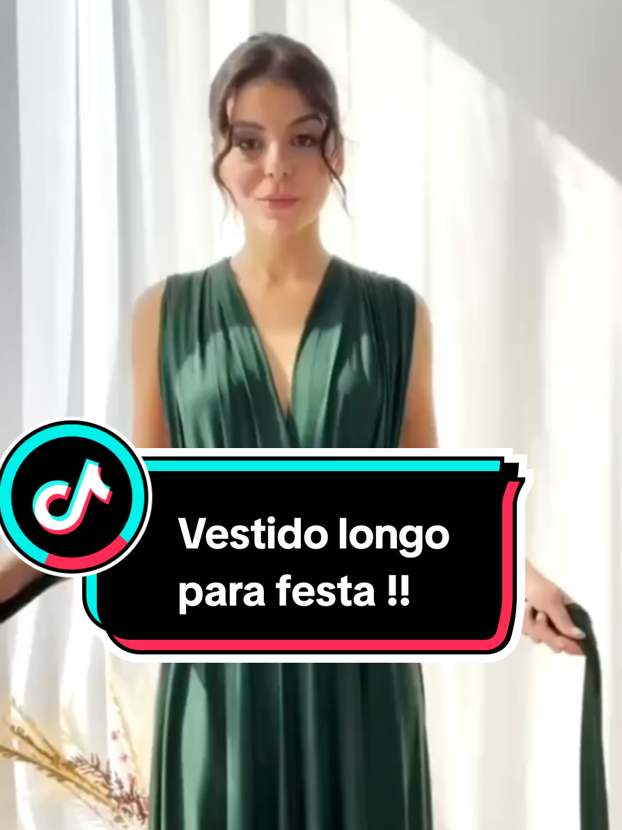 vestido Longo Várias Formas Infinity Multiformas Multiuso Festas Casamento Madrinhas Formatura #vestido #festa #casamento #shopee #achadinhosshopee 