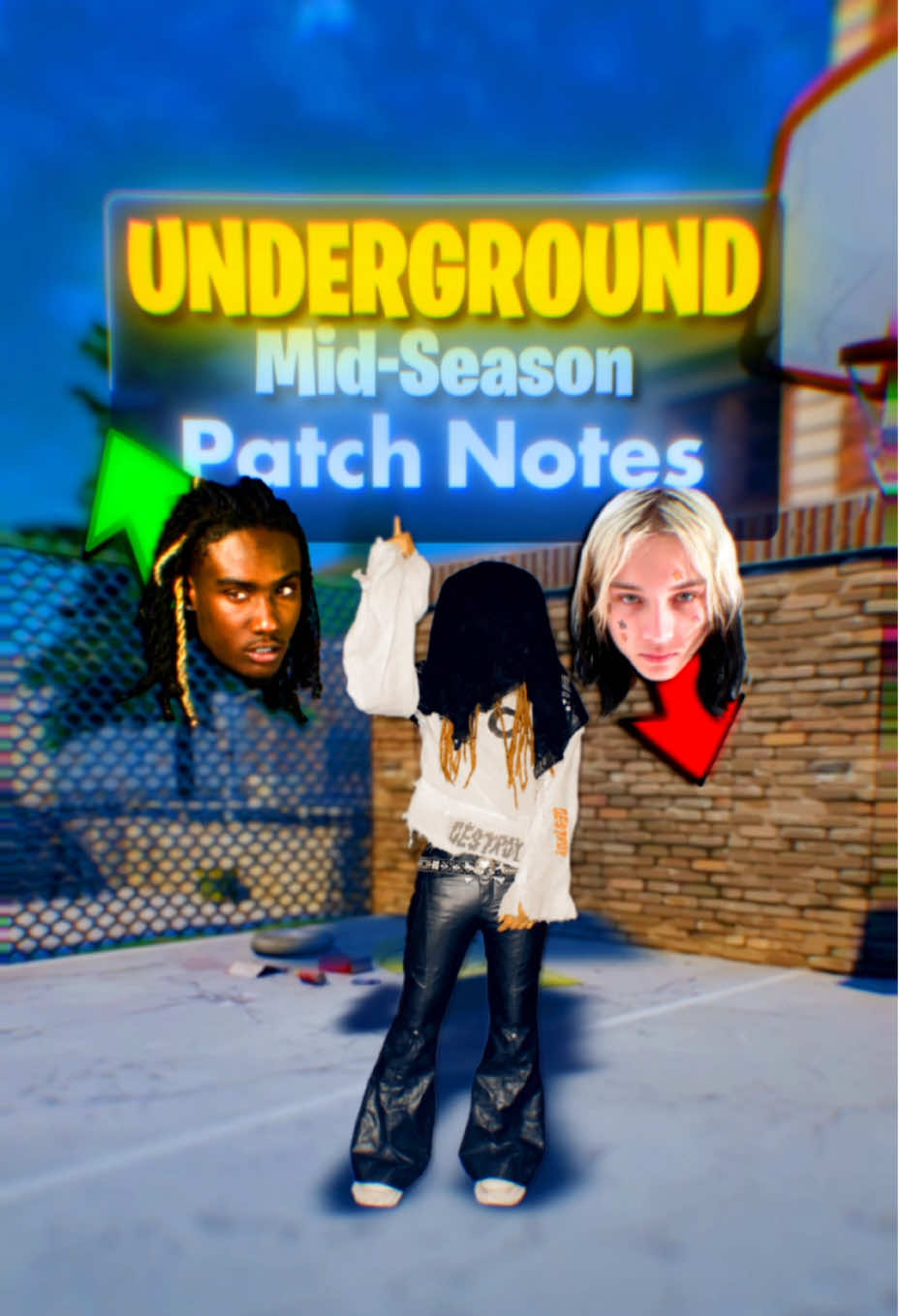 Underground Mid Season Patch Notes! W or L patch?👀 #undergroundmusic #undergroundrap #osamason #nettspend #fortnite 