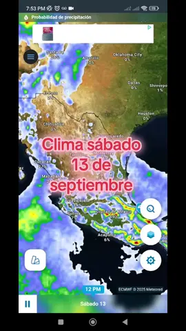 Clima mañana sábado 13 de septiembre #clima #gritomexicano #lluvia #viral #september 
