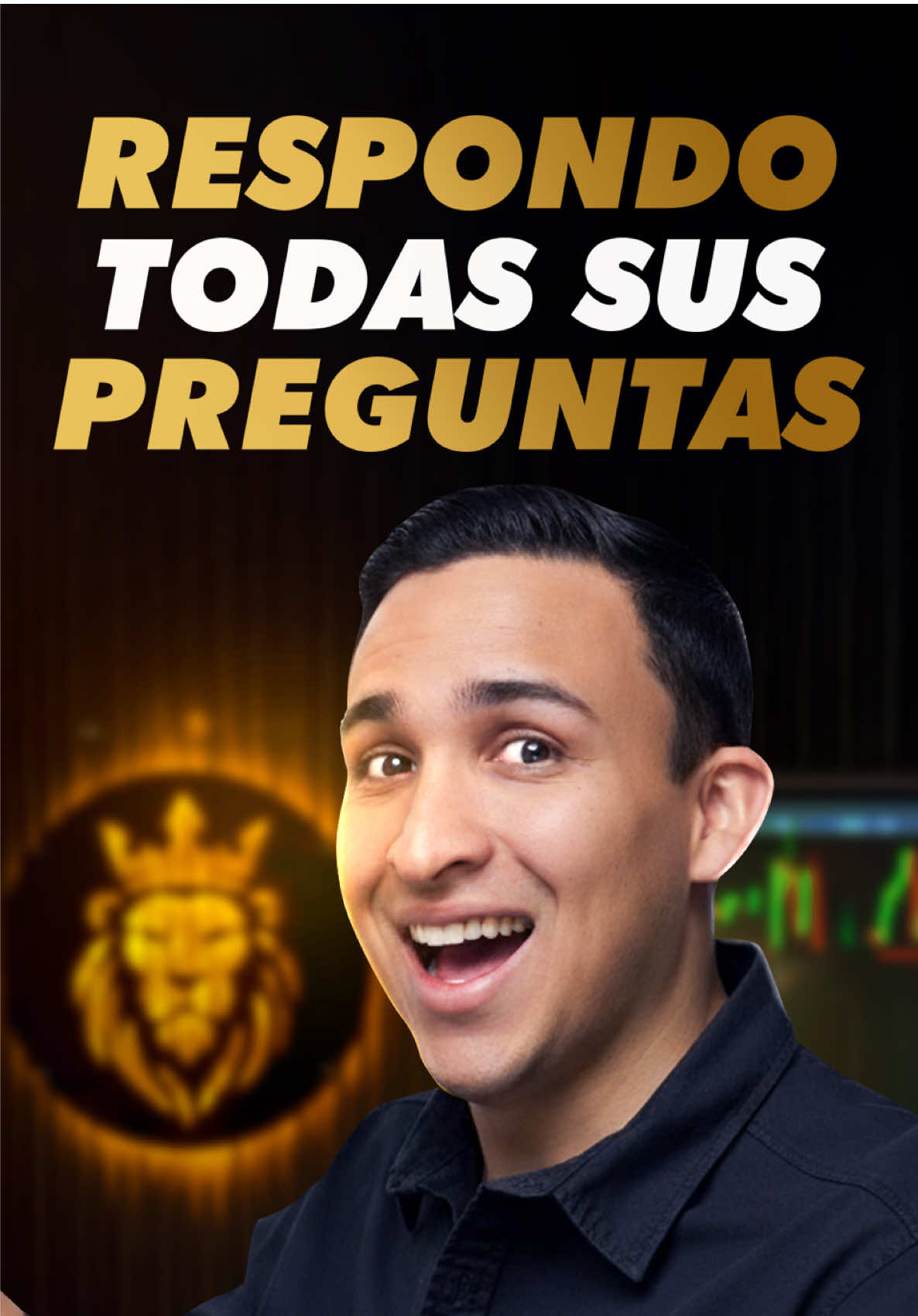 Dudas sobre trading? Llegaste al lugar correcto 🦁🙌🏻 Sea de psicología, técnica y gestión deja tu pregunta y la responder en un video 🙌🏻 #trading #indicessinteticos #sebaskingsofprofit 