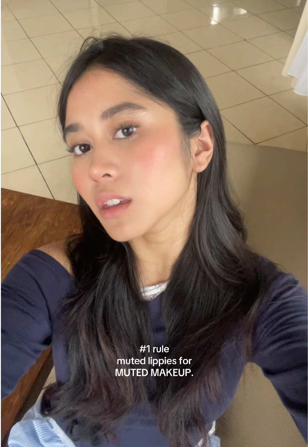 matching your blush to your lips is a MUST 🗣️   lippie : dear me lip balm (shade: dear lia) #BEST #makeup #tips #lippies #beauty 