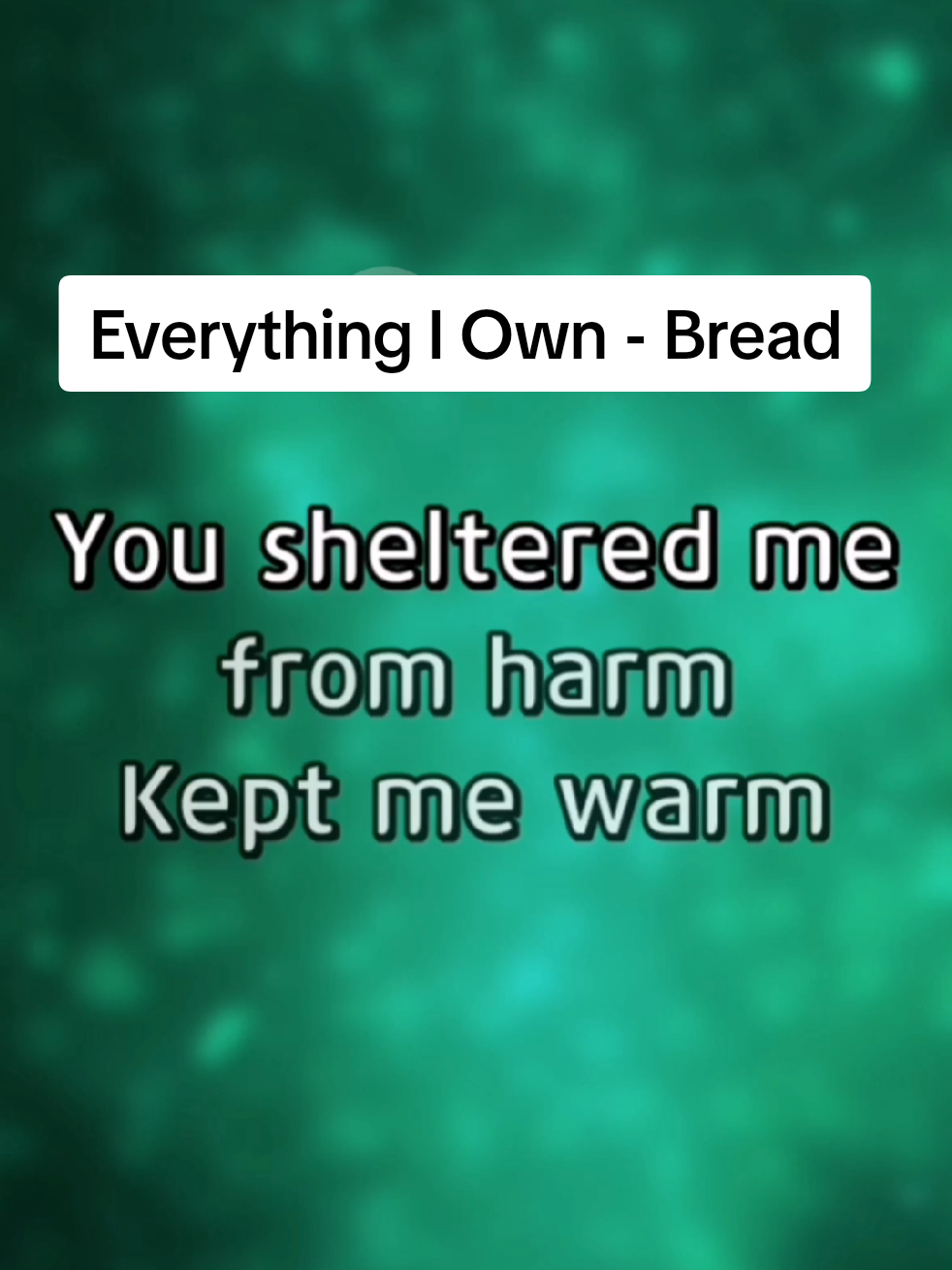 Everything I Own by Bread #karaoketime #fyppppppppppppppppppppppp  #viral  #kantahansatiktok #tiktokfun