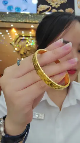 Vòng tay mắt mèo, trang sức 610QP #kimbaotri #trangsuc #vang610 