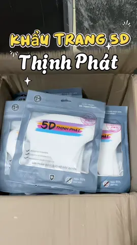 Thùng 500c khẩu trang thịnh phát #xuhuong #khautrang5d #khautrang5dthinhphat #khautrangchongnang #khautrangchongtiauv 