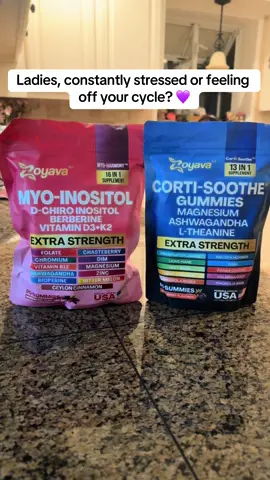@Zoyava Watching her feel calmer and more balanced every day? Worth every gummy 💜 #dailywellness #myoinositol #cortisol #hormonesupport #cortisoothe 